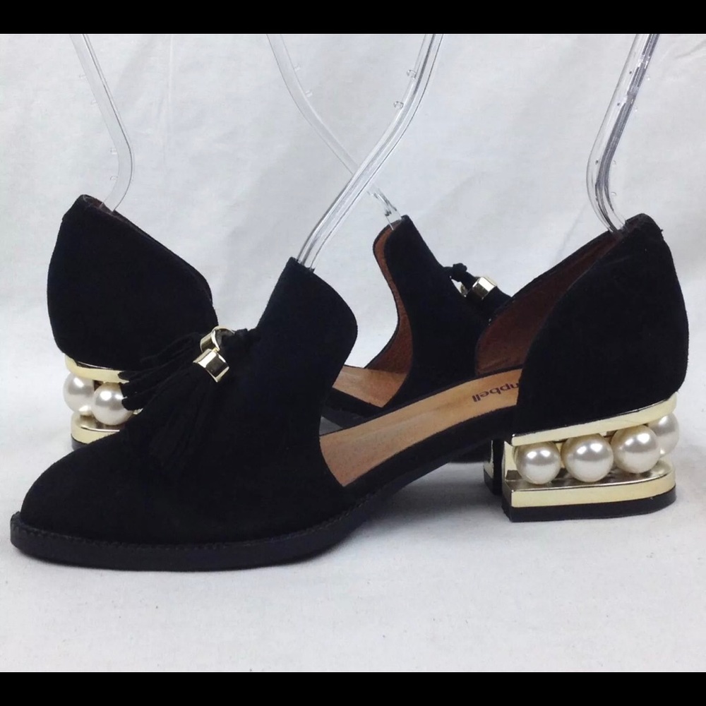 Jeffery Campbell Civil pearl loafers